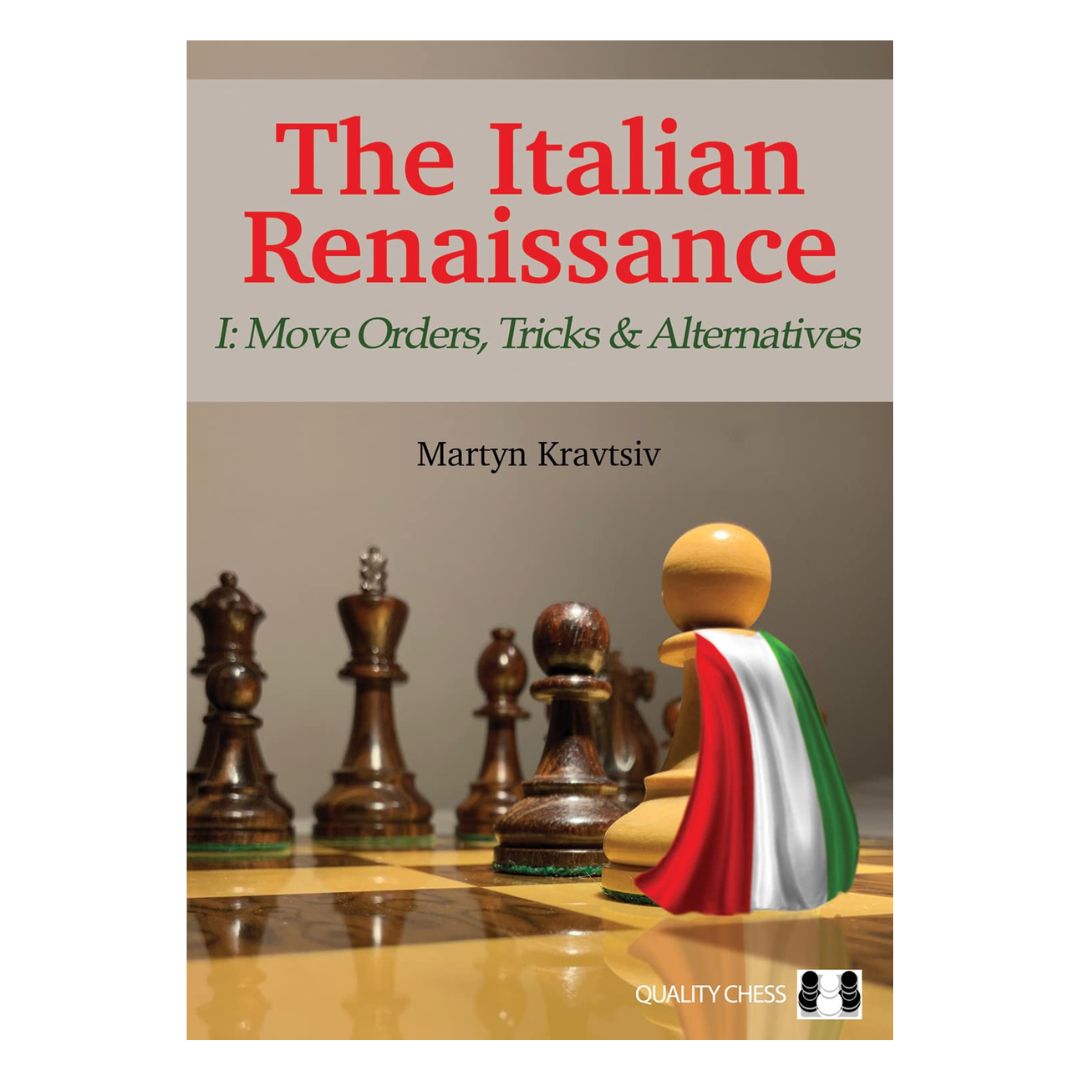 Schackboken The Italian Renaissance, vol. 1 utforskar den italienska öppningen och löparöppningen som alternativ till Berlinmuren och Marshallattacken. Den ger framför allt vitspelare en repertoar mot Petroff-försvaret.