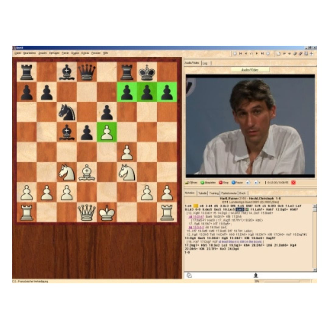 Schackhandlednings-DVD av GM Daniel King, som har lyft fram fyra bönder i en schackstudie på chessbase som handlar om schackmatt