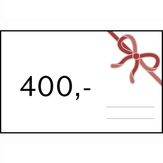 Presentkort til Schackshoppen 400 kr