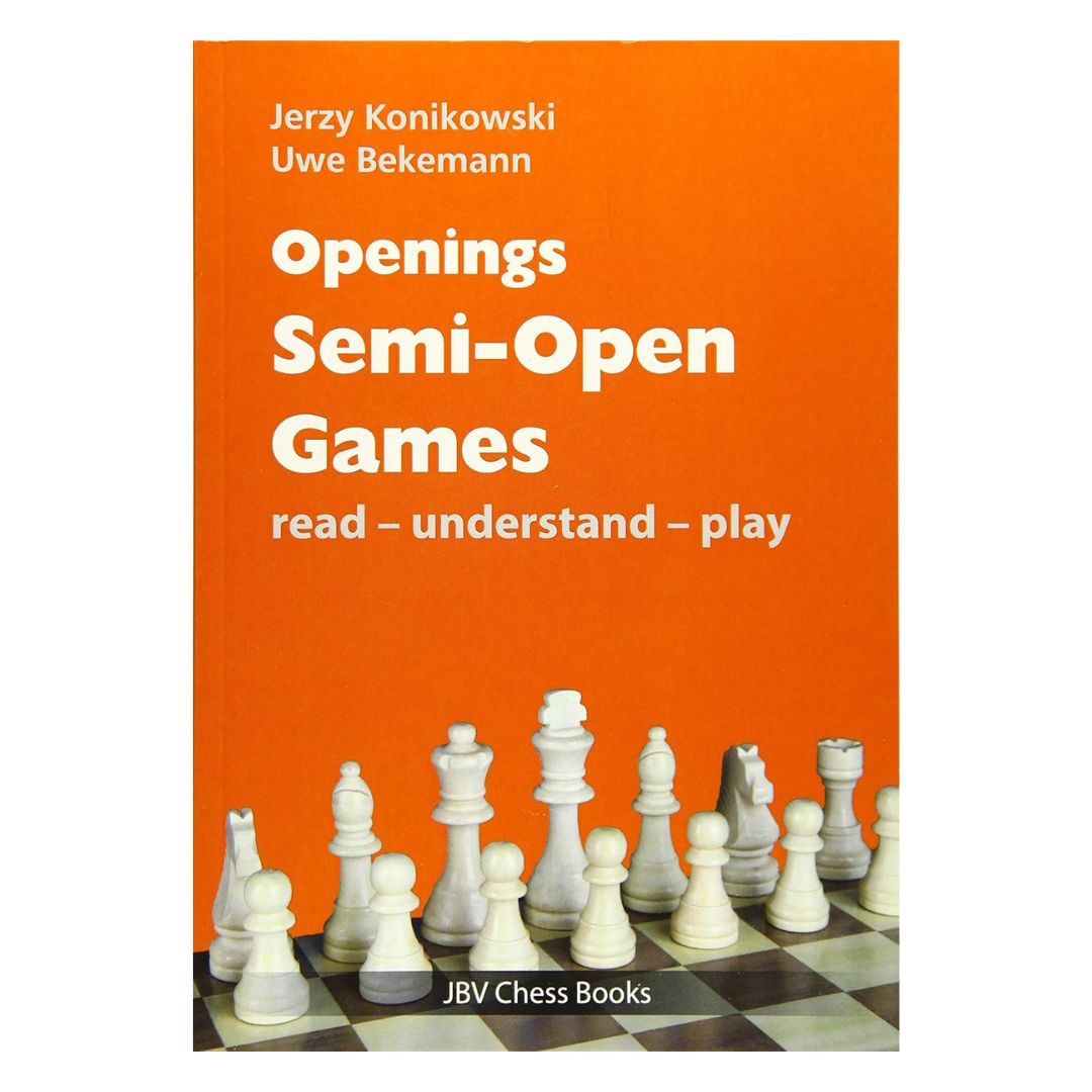Schackbok om semi-öppningar med förklaringar på franska och Caro-Kann för nybörjare och lätt övade.