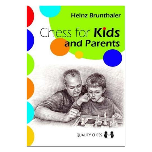 Quality Chess har gett ut denna bok för att föräldrar och barn ska kunna läsa tillsammans och lära sig schack på samma gång