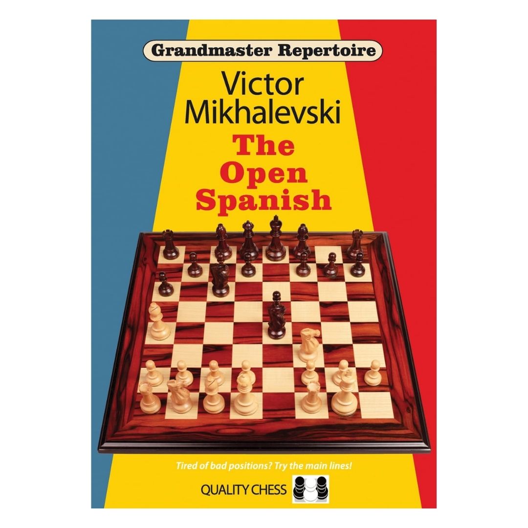 Grandmaster Repertoire the open spanish är en schackbok som fokuserar på den öppna varianten i spanskt öppningsschack för svart