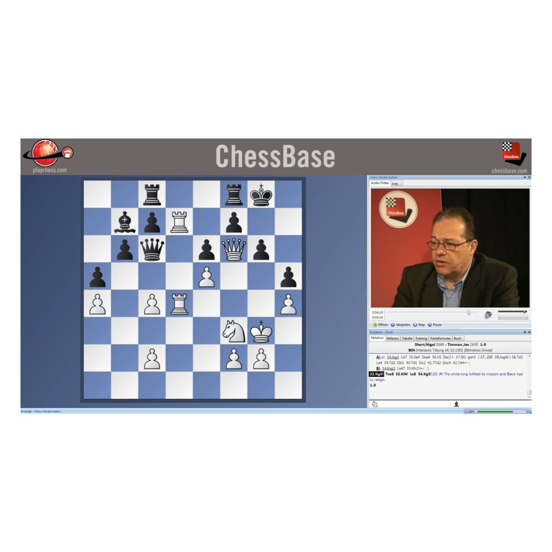 Digital schackundervisning med stormästare i oväntade taktiska möjligheter i schackspelet