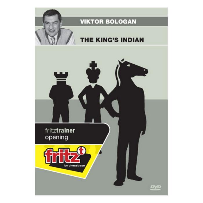 Omslaget till schack-dvd:n The King's Indian utgiven av ChessBase, med en bild på stormästaren Viktor Bologan.