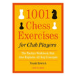 Omslag till 1001 Chess Exercises for Club Players av FM Frank Erwich - en omfattande taktikbok med förklaringar, övningar och tester
