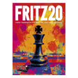 Framsidan av schackprogrammet Fritz 20 med träningsinslag.