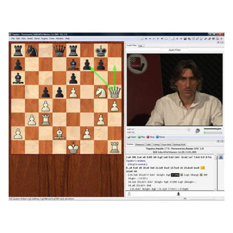 Power play 11 defence är en del av serien utarbetad av Daniel King som visar en ställning där de vita schackpjäserna är på väg att schackmata svarta.