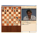 Skärmdump av GM Daniel King som visar en ostoppbar schackmatt som de svarta schackpjäserna kan sätta med drottningen och springaren