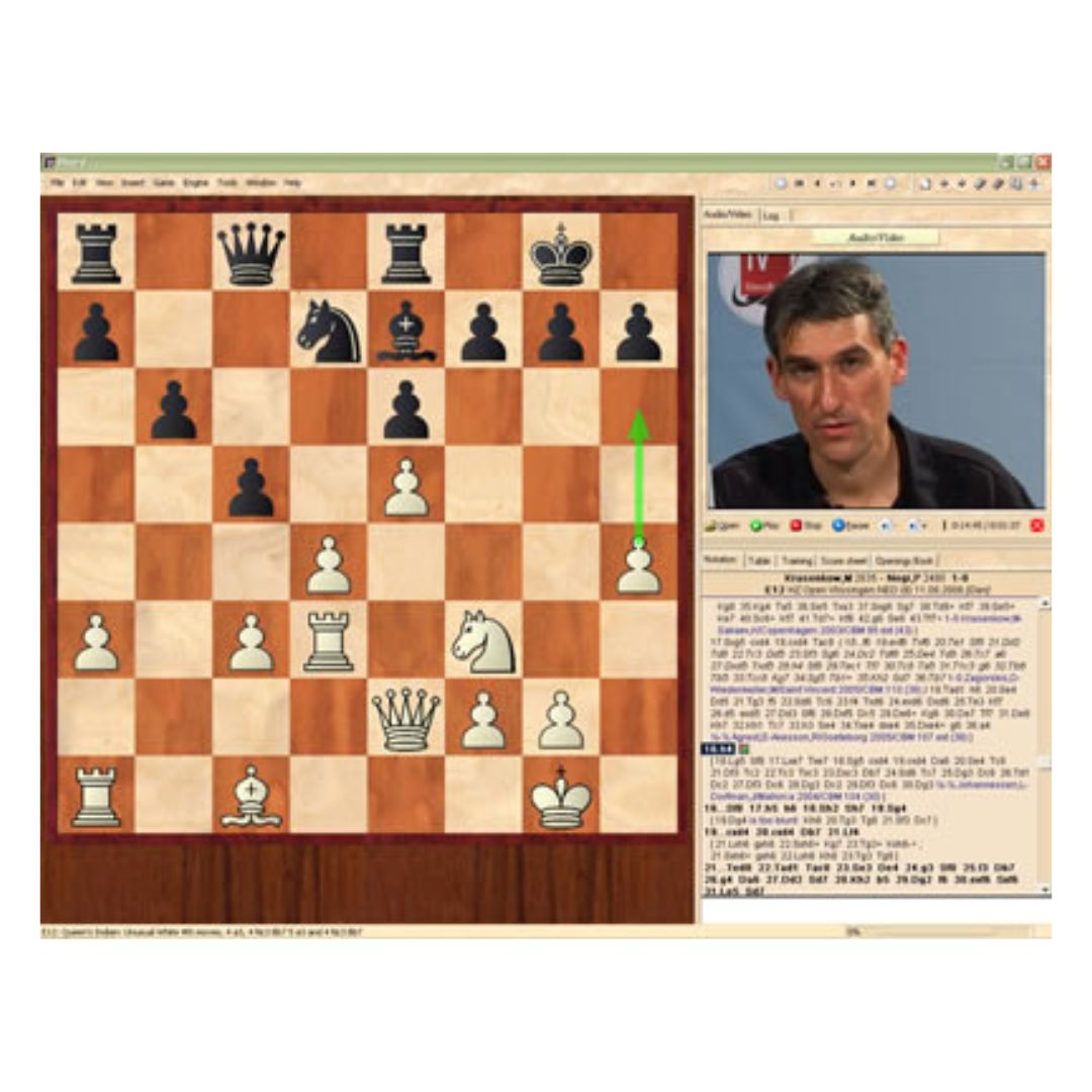 Power play 2 attackerar kungen visar hur Daniel King skjuter fram sin h-bonde för att punktera svarts försvar på schackbrädet