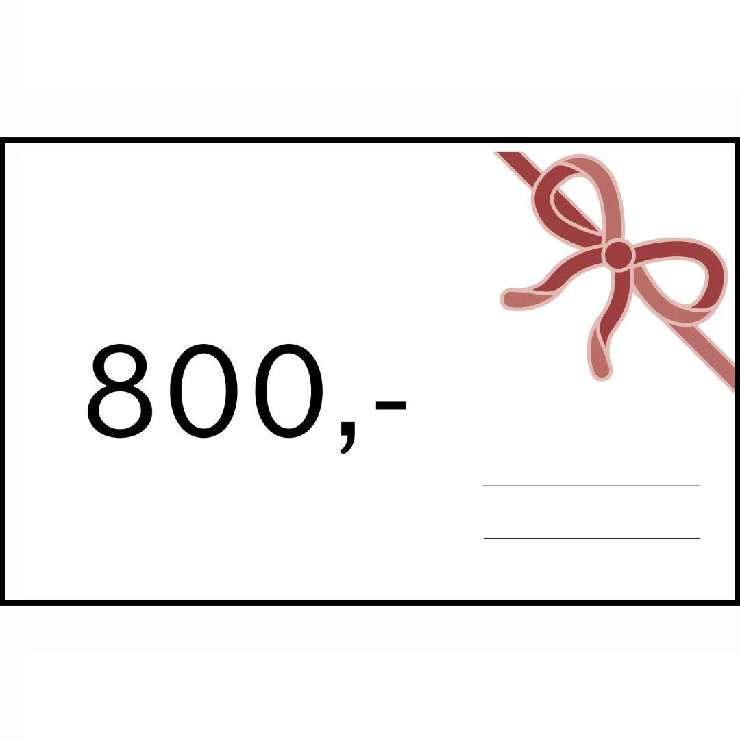 Presentkort til Schackshoppen 800 kr