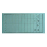 Baksidan av ett rundkort från Dansk Skaksalg, som kan användas för att anordna en schackturnering i Monrad-format här i färgen ljusblå.