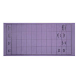 Baksidan av ett rundkort från Dansk Skaksalg, som kan användas för att anordna en schackturnering i Monrad-format här i färgen lila.