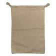 beige sandfärgad bomullspåse för förvaring av schackpjäser säljs av skakshoppen.dk