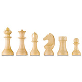 Vita DGT-schackpjäser i äkta världsschackdesign för användning på elektroniska schackbräden