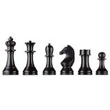 Svarta schackpjäser fide world chess design säljs i skakshoppen - en del av Dansk Skoleskak