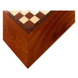 Schackbord i trä tillverkat i Danmark säljs av schackshoppen.se del av Dansk Skoleskak