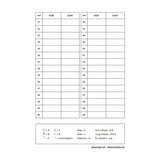 Baksidan av en schackprotokoll från Dansk Skoleskak som kan köpas på schackshoppen.se