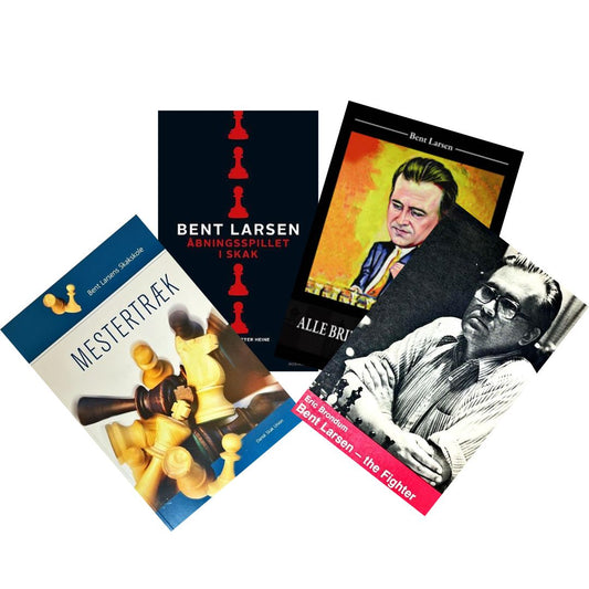 COMBO - Bent Larsen-paket - 4 klassiker med Danmarks bästa schackspelare någonsin