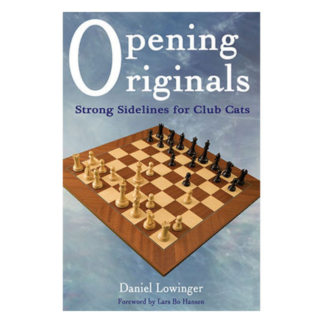 Framsida av schackboken Opening Originals av Dan Lowinger.