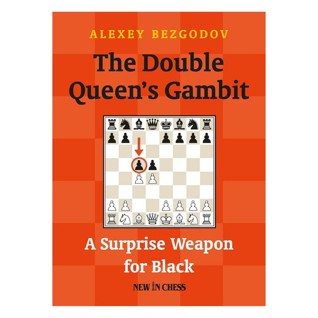 Framsidan av ”The Double Queen’s Gambit” av GM Alexey Bezgodov – svart repertoar mot 1.d4 med 2...c5.
