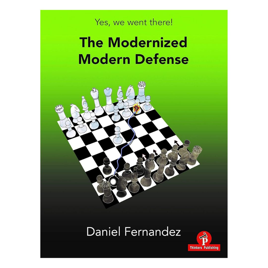 Schackbok om Modern Defence med dynamiska idéer för svart efter 1.e4 g6