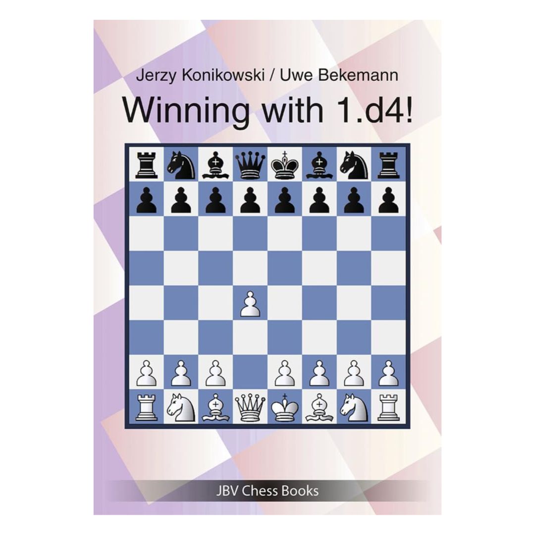 Schackbok med öppningsrepertoar efter 1.d4 med fokus på initiativ och lättförståeliga system.