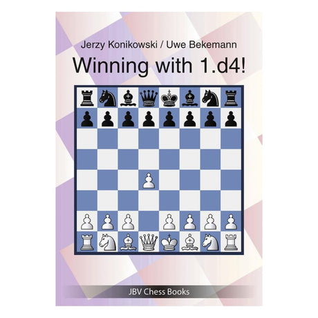 Schackbok med öppningsrepertoar efter 1.d4 med fokus på initiativ och lättförståeliga system.