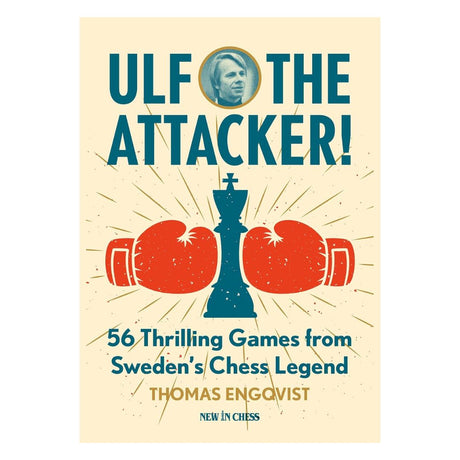 Omslaget till Ulf – The Attacker av Thomas Engqvist – en bok om Ulf Anderssons skarpa och underskattade anfallsspel.