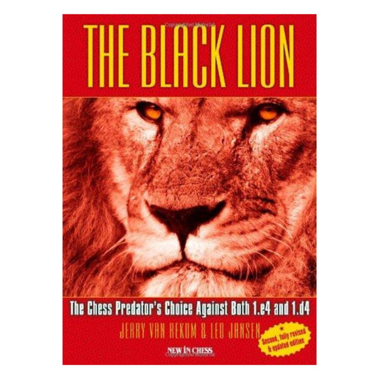 The Black Lion är en schackbok om öppningen, den svarta lejonet, som är ett vapen för svart mot 1.e4 och 1.d4.