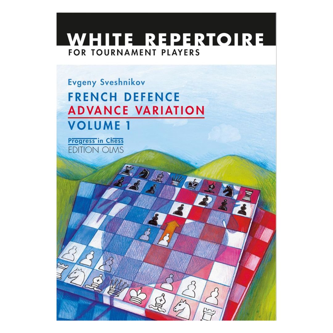 Schackbok om ett öppningsrepertoar för vit i den avancerade varianten av franska försvaret, skriven av Sveshnikov.