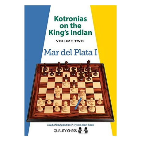 Andra delen i serien Kotronias on the kings indian mar del plata 1, som är en schackbok om det kungliga indiska försvaret