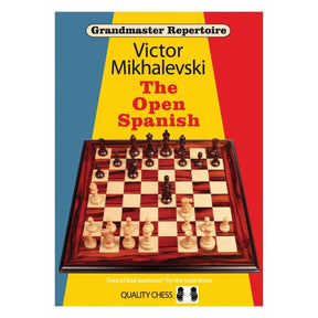 Schackbok Grandmaster Repertoire 13 med schackbräde och träschackpjäser för premium schackspel från Quality Chess.