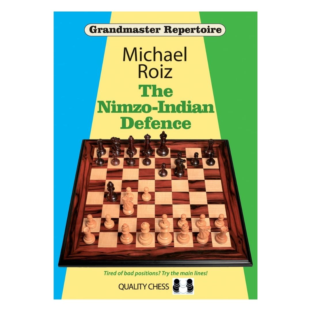 Grandmaster repertoire dækker i denne bog det nimzo-indiske forsvar, forfattet af stormester michael roiz og udgivet af quality chess