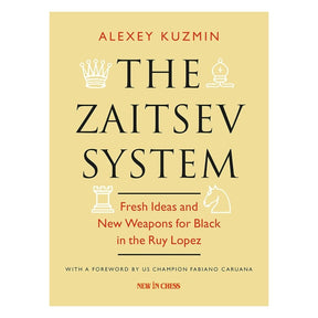Schackbok The Zaitsev System med fokus på premium träschack och schackspel av Schackshoppen.