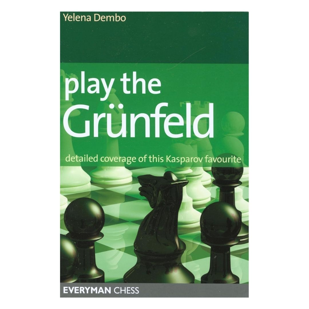 
Internationella mästaren Yelena Dembos bok Play the Grunfeld handlar om den farliga öppningen mot vitens 1.d4.