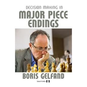 Schackbok Decision Making in Major Piece Endings med fokus på strategi i schackspel.