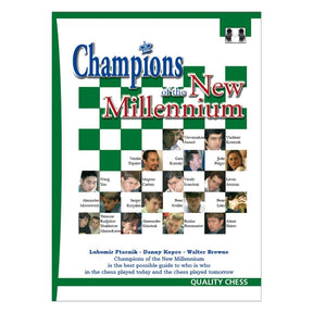 Bok Champions of the New Millennium med schackspelstema, premium schackstrategi från Quality Chess.