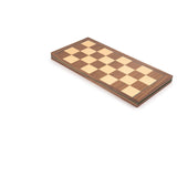 Hopfällbart lyxigt spansk schackbräde som fyller hälften av ett normalt schackbräde