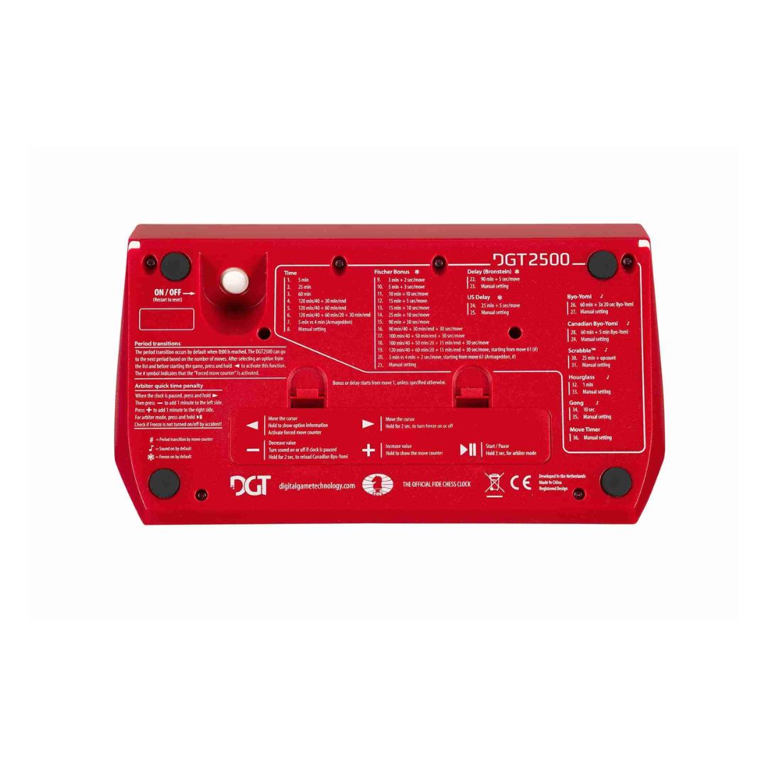 DGT 2500 - Den nya officiella FIDE schackklockan