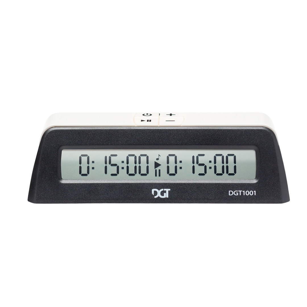 DGT1001 är den perfekta schackklockan för schackspelaren som vill ha en enkel och prisvärd digital klocka