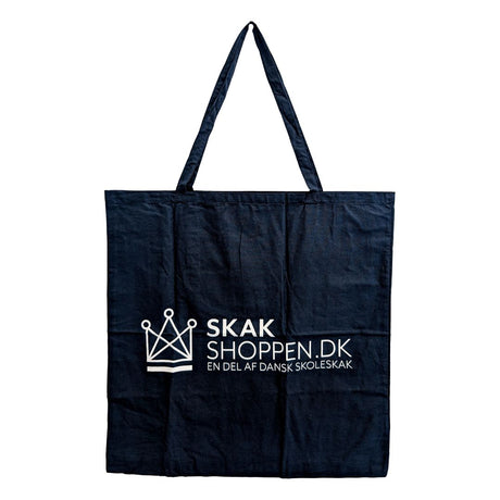 Stor tygpåse från schackshoppen.se i bomull med plats för transport av schackbräden