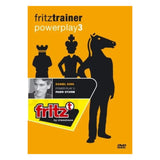 Framsidan på Powerplay 3 DVD Pawn Storm av Daniel King handlar om att attackera sin motståndare i schackspelet med sina bönder.