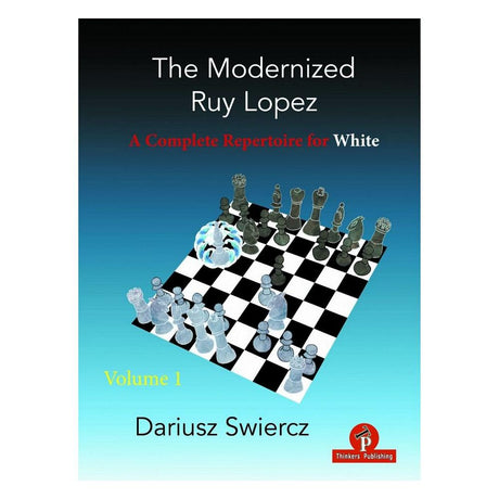 Framsidan av schackboken The Modernized Ruy Lopez Volume 1.