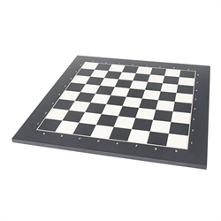 Lyxigt svart spanskt schackbräde (55 x 55 mm. fältstorlek)