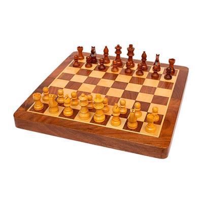  Lyx magnetiskt schack / backgammon spel - vikbart