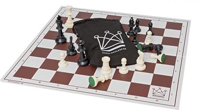 Skolornas favorit schackset med stark bomullspåse - Danmarks bästsäljare
